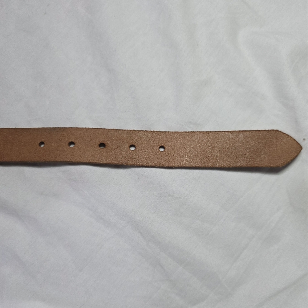 Tanner Goods Classic Saddle Tan Belt Adjustable Stainless Buckle USA Bridle. 32 - Picture 3 of 7